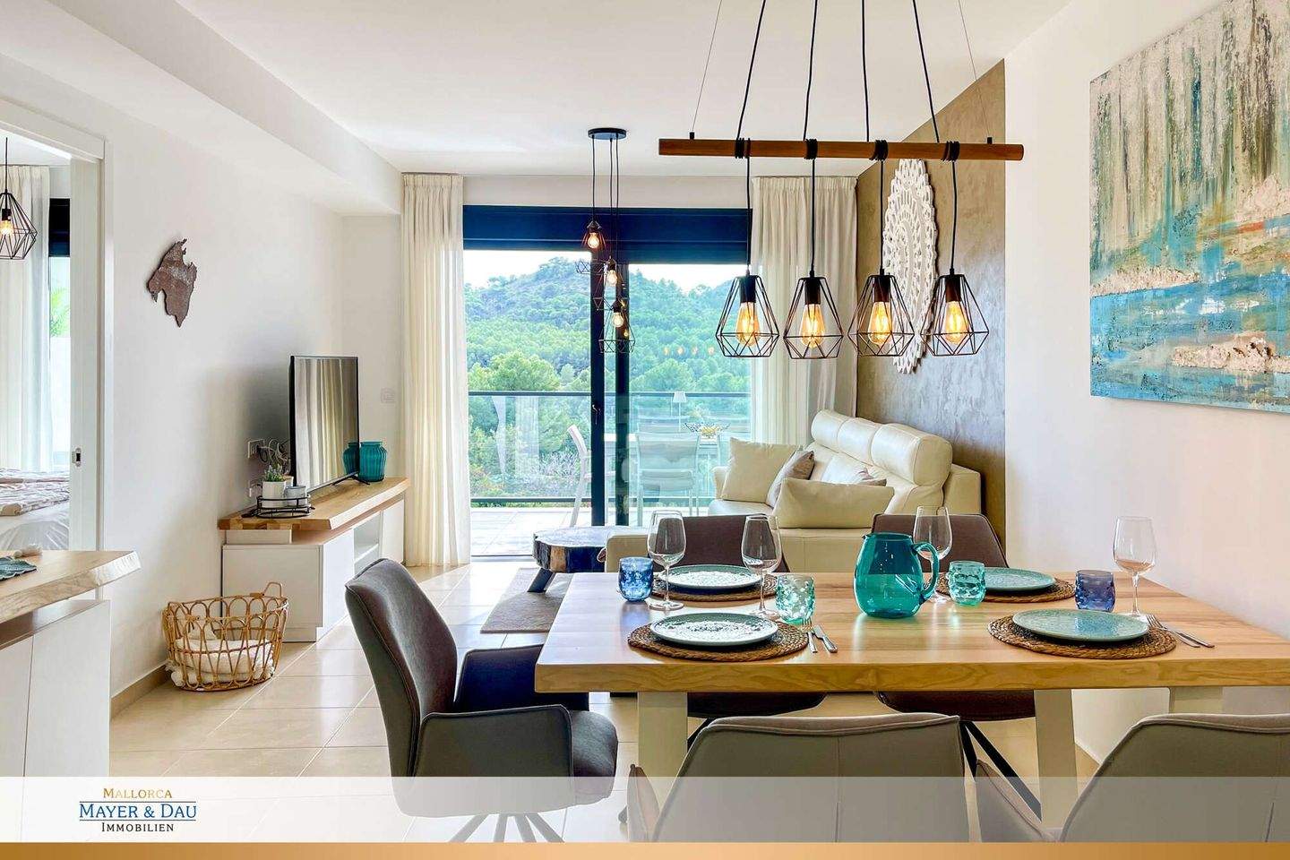 Immobilie in Münchenbernsdorf - Font de Sa Cala: Neubau-Designwohnung mit Terrasse, Pool & Tiefgaragenplatz. Obj. 9209 - Bild 0