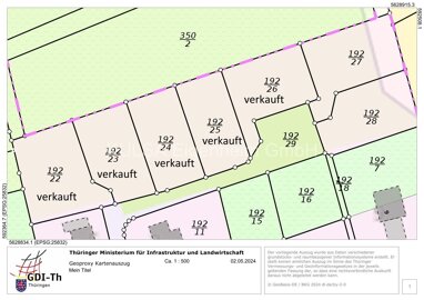 Grundstück zum Kauf provisionsfrei 94.000 € 730 m² Grundstück In der Aue 0 Barchfeld Barchfeld-Immelborn 36456