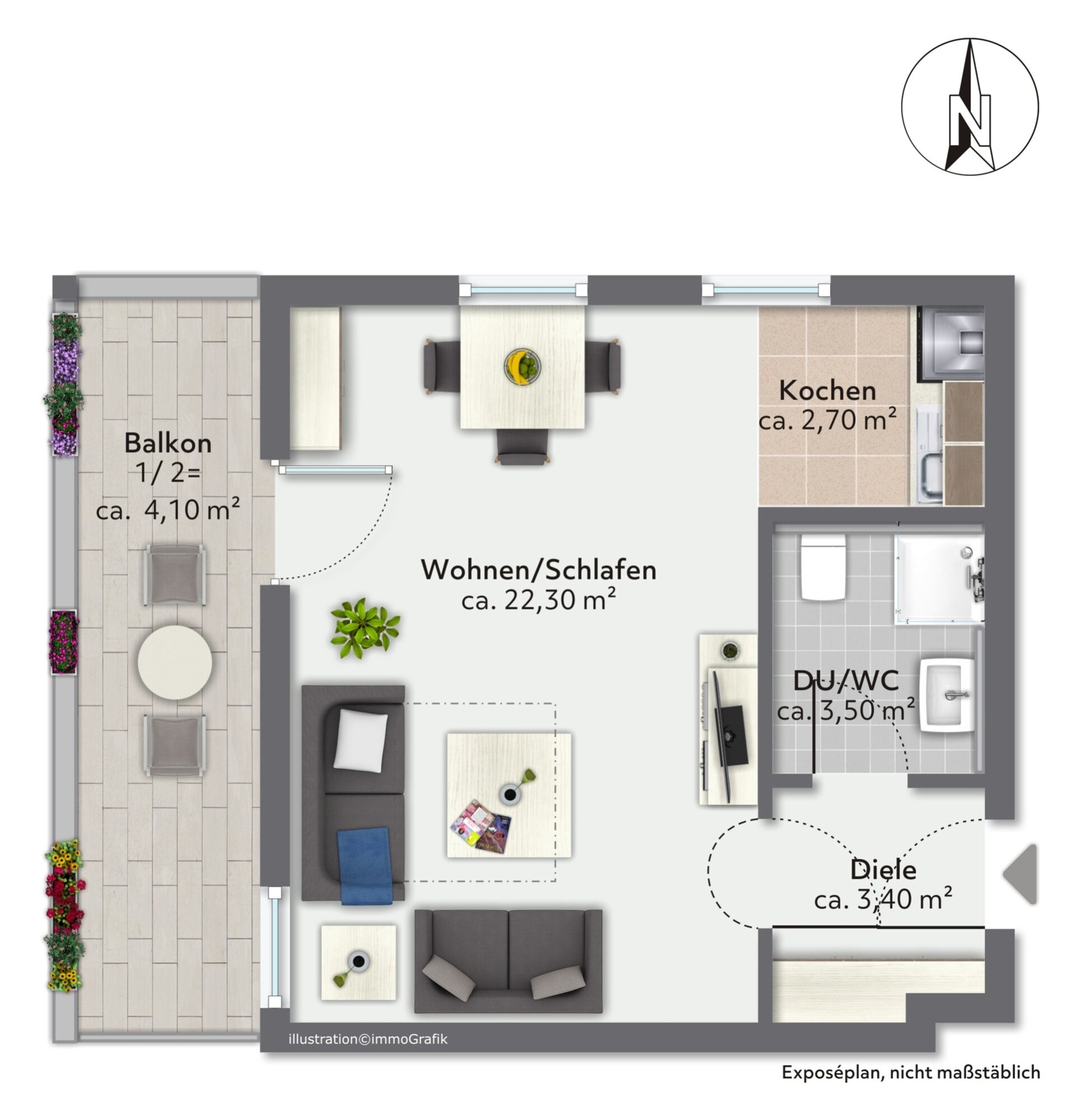 Wohnung zum Kauf 169.000 € 1 Zimmer 36 m²<br/>Wohnfläche Groißenbach Reit im Winkl 83242