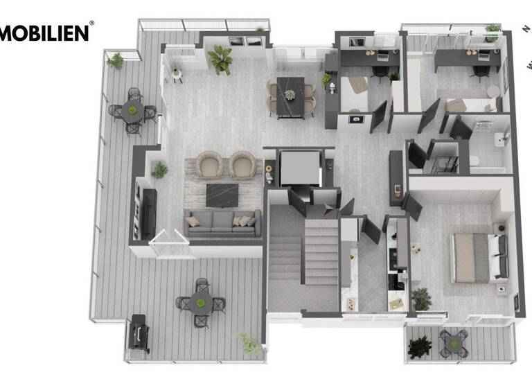 Terrassenwohnung zum Kauf 1.150.000 € 4 Zimmer 175 m² 3. Geschoss Aschheim 85609