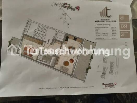 Wohnung zur Miete Tauschwohnung 879 € 2 Zimmer 62 m² Löbtau-Nord Ortsamtsbereich Cotta 01159