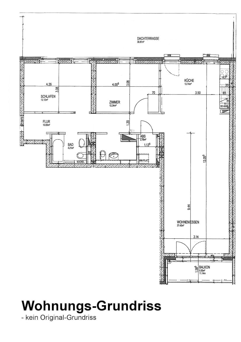 Wohnung zur Miete 1.855 € 3 Zimmer 107 m²<br/>Wohnfläche 1.<br/>Geschoss 01.04.2025<br/>Verfügbarkeit Sonninstr. 14 Hammerbrook Hamburg 20097