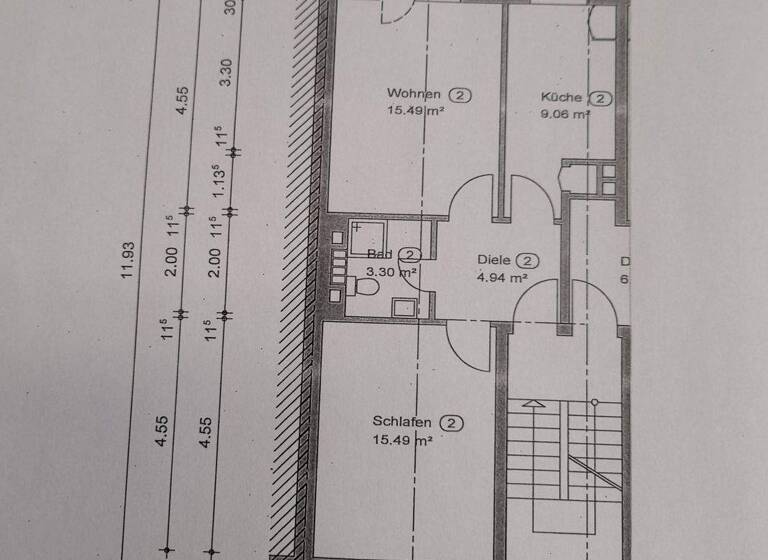 Wohnung zur Miete 550 € 2 Zimmer 50 m² 1. Geschoss frei ab 01.05.2026 Savignystr. 28 Holsterhausen Essen 45147