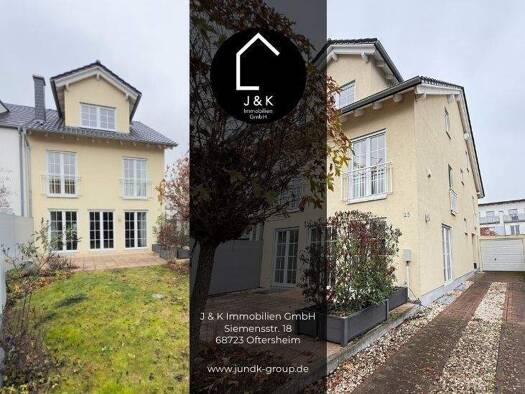 Doppelhaushälfte zum Kauf 1.039.000 € 7 Zimmer 255 m² 300 m² Grundstück Oftersheim 68723