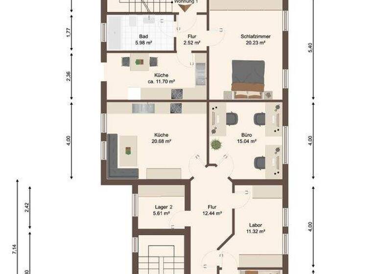 Mehrfamilienhaus zum Kauf 499.000 € 23 Zimmer 416,3 m² 920 m² Grundstück Egeln 39435