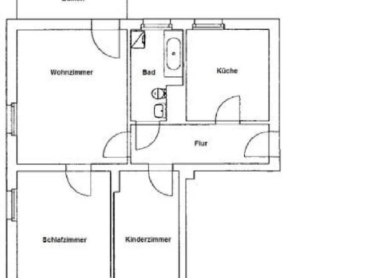 Wohnung zur Miete 460 € 3 Zimmer 71 m² 1. Geschoss frei ab 01.07.2026 Franz-Mehring-Straße 78-84 Pölbitz Zwickau 08058