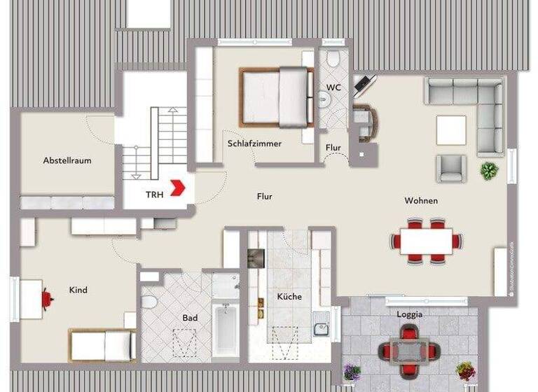 Wohnung zum Kauf 349.000 € 3 Zimmer 101 m² 3. Geschoss frei ab sofort Schwaikheim 71409