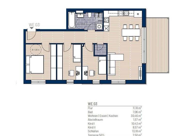 Wohnung zum Kauf - Erstbezug provisionsfrei 410.800 € 4 Zimmer 90,6 m² 1. Geschoss Markranstädt 04420