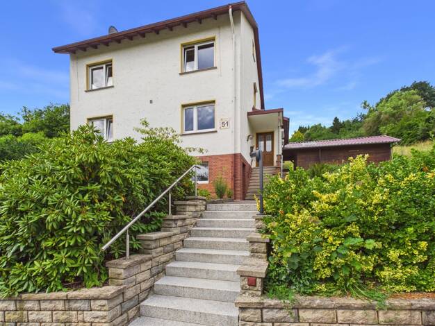 Einfamilienhaus zur Miete 995 € 5 Zimmer 101,4 m² 1.127 m² Grundstück Unterhaun Hauneck 36282