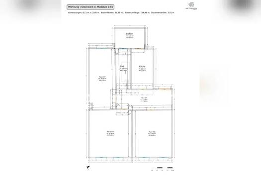 Wohnung zur Miete Tauschwohnung 644 € 3 Zimmer 80 m² 2. Geschoss Leutzsch Alt-West 04179