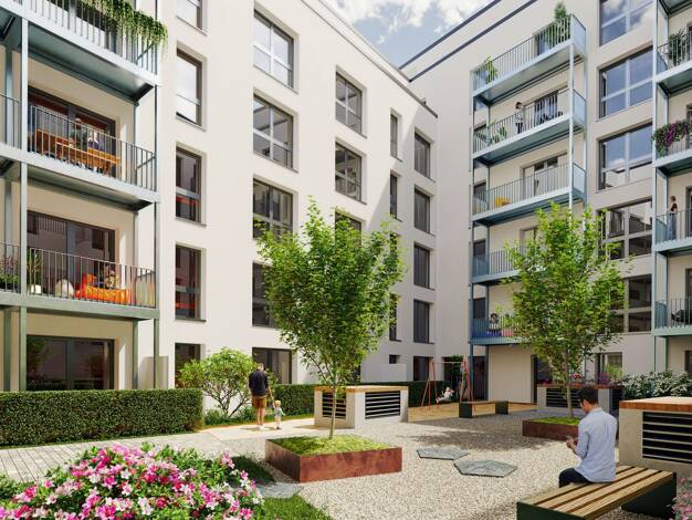 Wohnung zum Kauf - Neubau 553.225 € 2 Zimmer 65,8 m² 5. Geschoss frei ab 30.09.2029 Stromerstraße 3 Tafelhof Altstadt und engere Innenstadt 90443