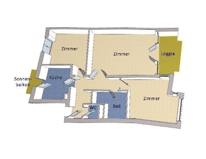 Wohnung zum Kauf 589.000 € 3 Zimmer 90 m²<br/>Wohnfläche Adlershof Berlin 12489