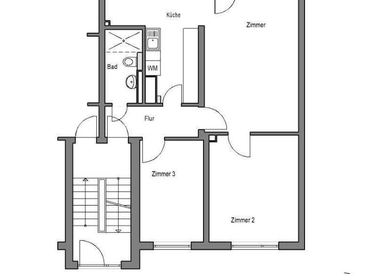 Wohnung zur Miete 552 € 3 Zimmer 69 m² EG frei ab 01.03.2026 Siebenbürger Str. 12 Baumheide Bielefeld 33609