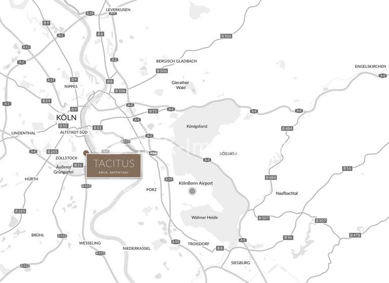 Wohnung zum Kauf - Neubau 1.406.000 € 3 Zimmer 152 m² Bayenthal Köln 50968