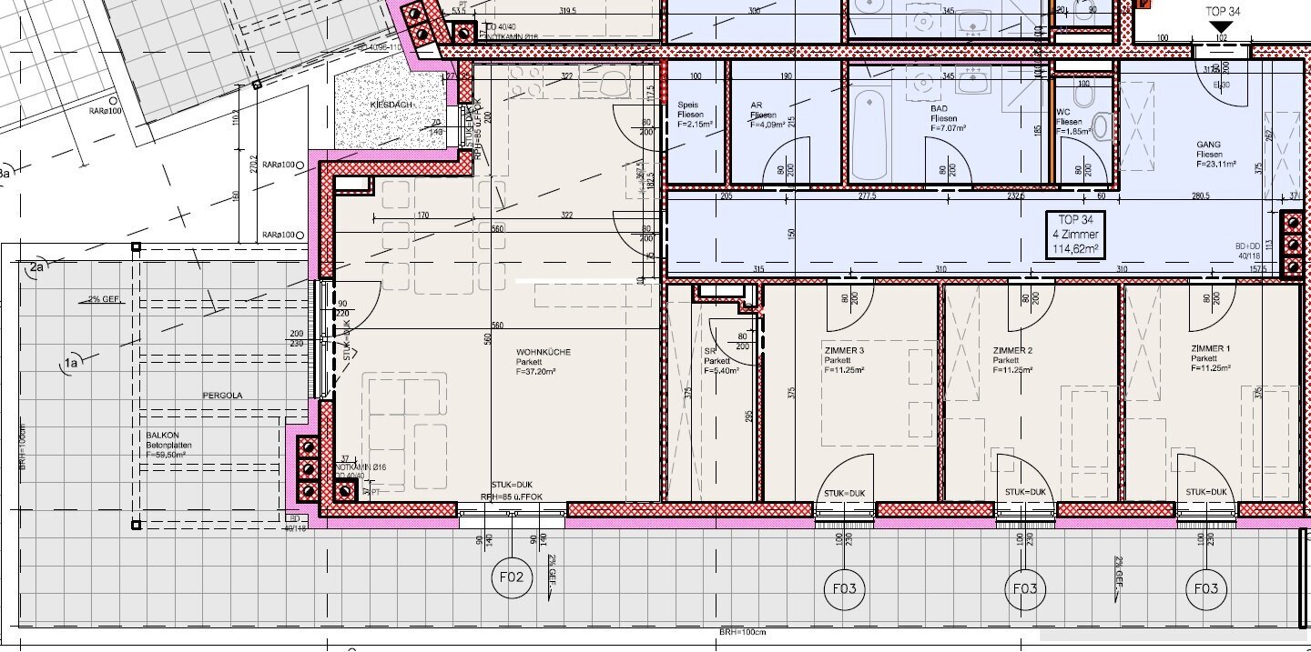 Wohnung zur Miete 1.469 € 4 Zimmer 114,6 m²<br/>Wohnfläche Wiener Neustadt 2700