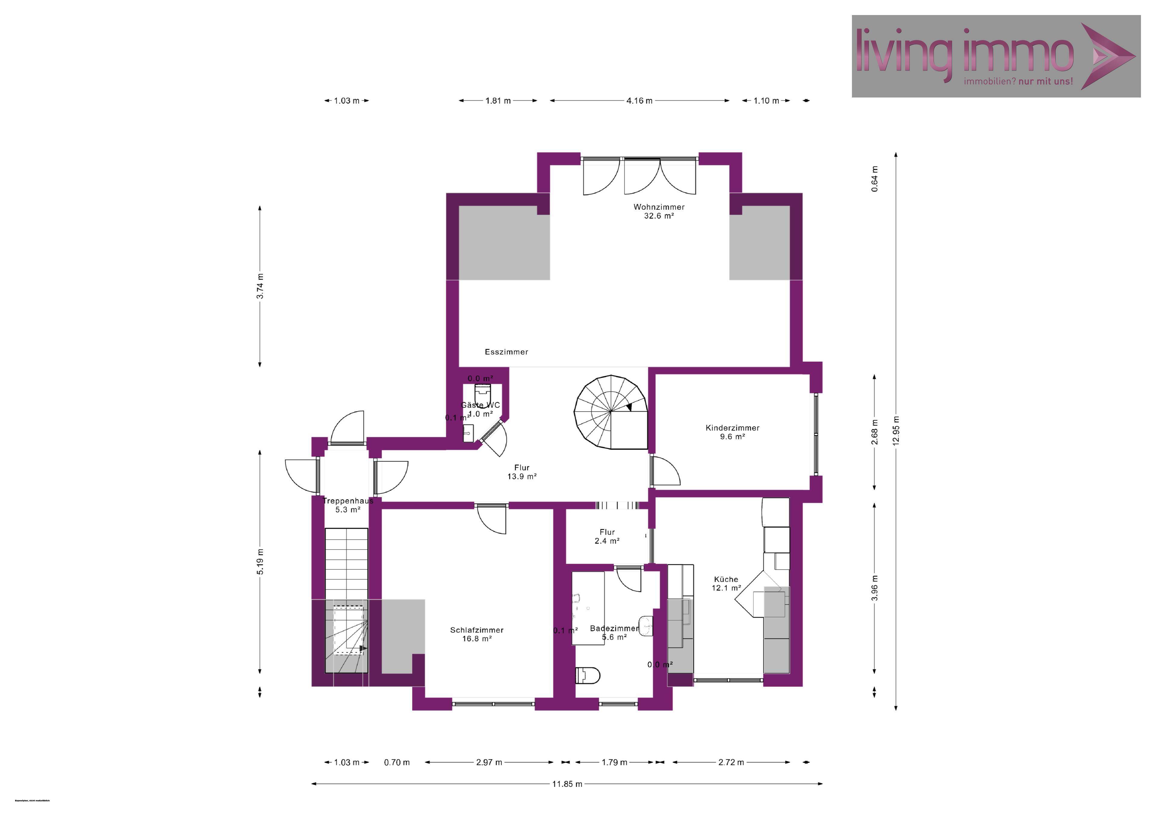 Wohnung zum Kauf 420.000 € 4 Zimmer 131,6 m²<br/>Wohnfläche 2.<br/>Geschoss ab sofort<br/>Verfügbarkeit Stadeln Fürth 90765