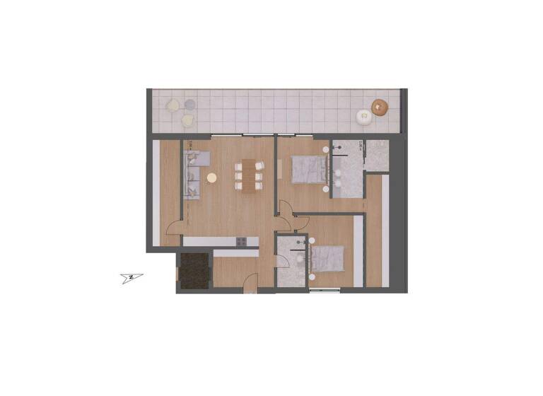 Penthouse zum Kauf 1.480.000 € 4 Zimmer 120,1 m² 2. Geschoss Vergilstraße 58 Meran 39012