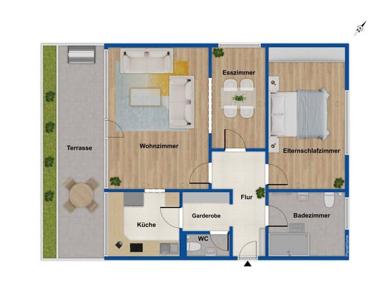 Wohnung zum Kauf 3 Zimmer 79,7 m² 2. Geschoss Rauns Waltenhofen 87448