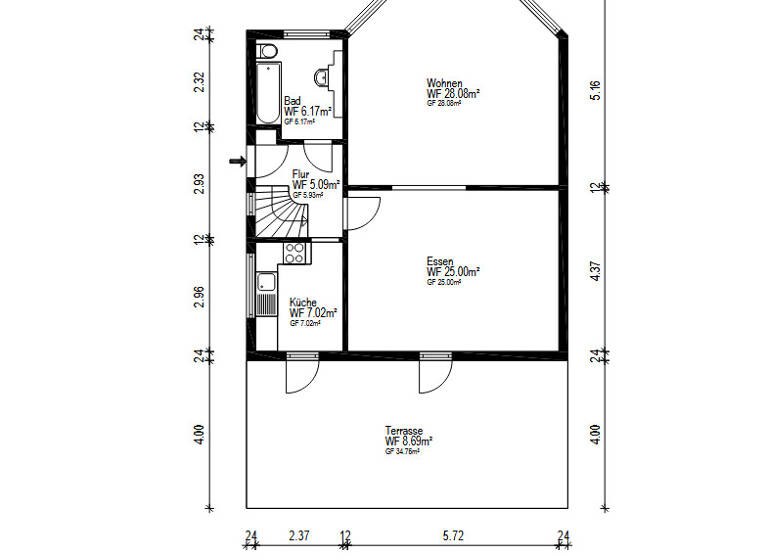 Einfamilienhaus zum Kauf 280.000 € 3 Zimmer 105 m² 425 m² Grundstück Ellenerbrok-Schevemoor Bremen 28325