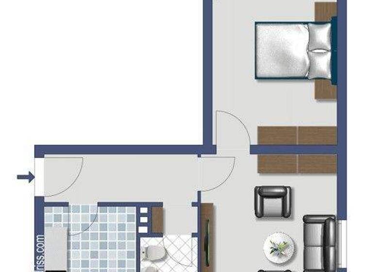 Wohnung zur Miete 430 € 2 Zimmer 44,2 m² frei ab 11.04.2026 Sauerbruchstr. 5 Innenstadt Heidenheim 89518