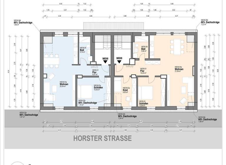 Wohnung zum Kauf provisionsfrei 181.400 € 3 Zimmer 80,6 m² 3. Geschoss frei ab sofort Horster Straße 294 Buer Gelsenkirchen 45899