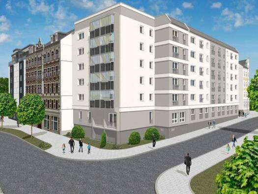 Wohnung zur Miete 250 € 2 Zimmer 41,3 m² 4. Geschoss frei ab 01.05.2026 Theresenstr. 7 Zentrum Chemnitz 09111