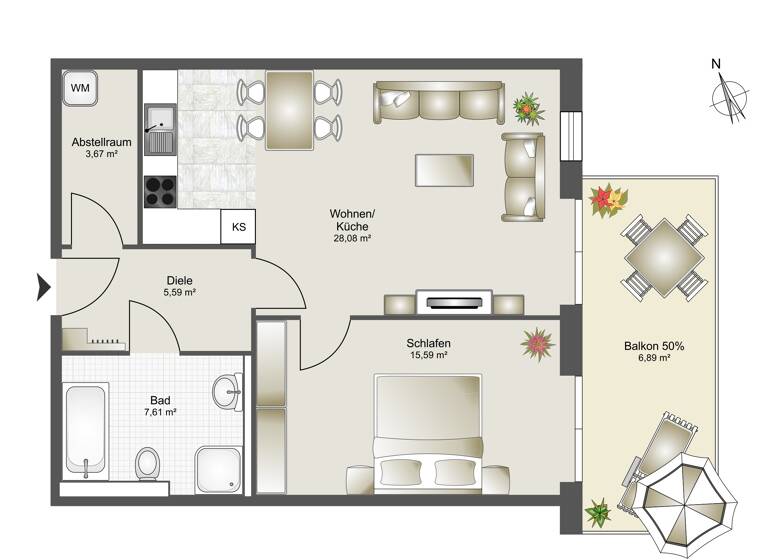 Wohnung zur Miete 850 € 2 Zimmer 67,4 m²<br/>Wohnfläche 01.08.2025<br/>Verfügbarkeit Lüdenscheid Lüdenscheid 58511