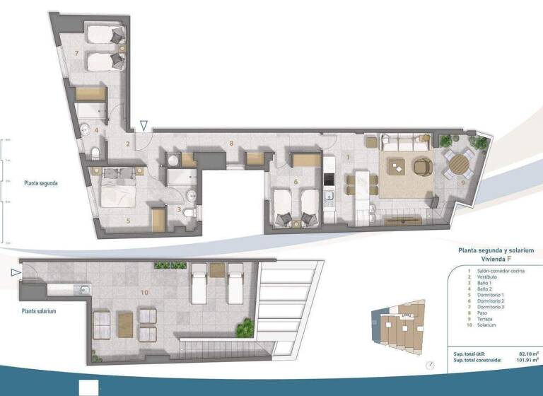 Penthouse zum Kauf - Erstbezug provisionsfrei 860.000 € 4 Zimmer 101 m² San Pedro del Pinatar