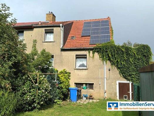 Doppelhaushälfte zum Kauf 119.000 € 4 Zimmer 100 m² 721 m² Grundstück Ganzer Wusterhausen Ganzer 16845