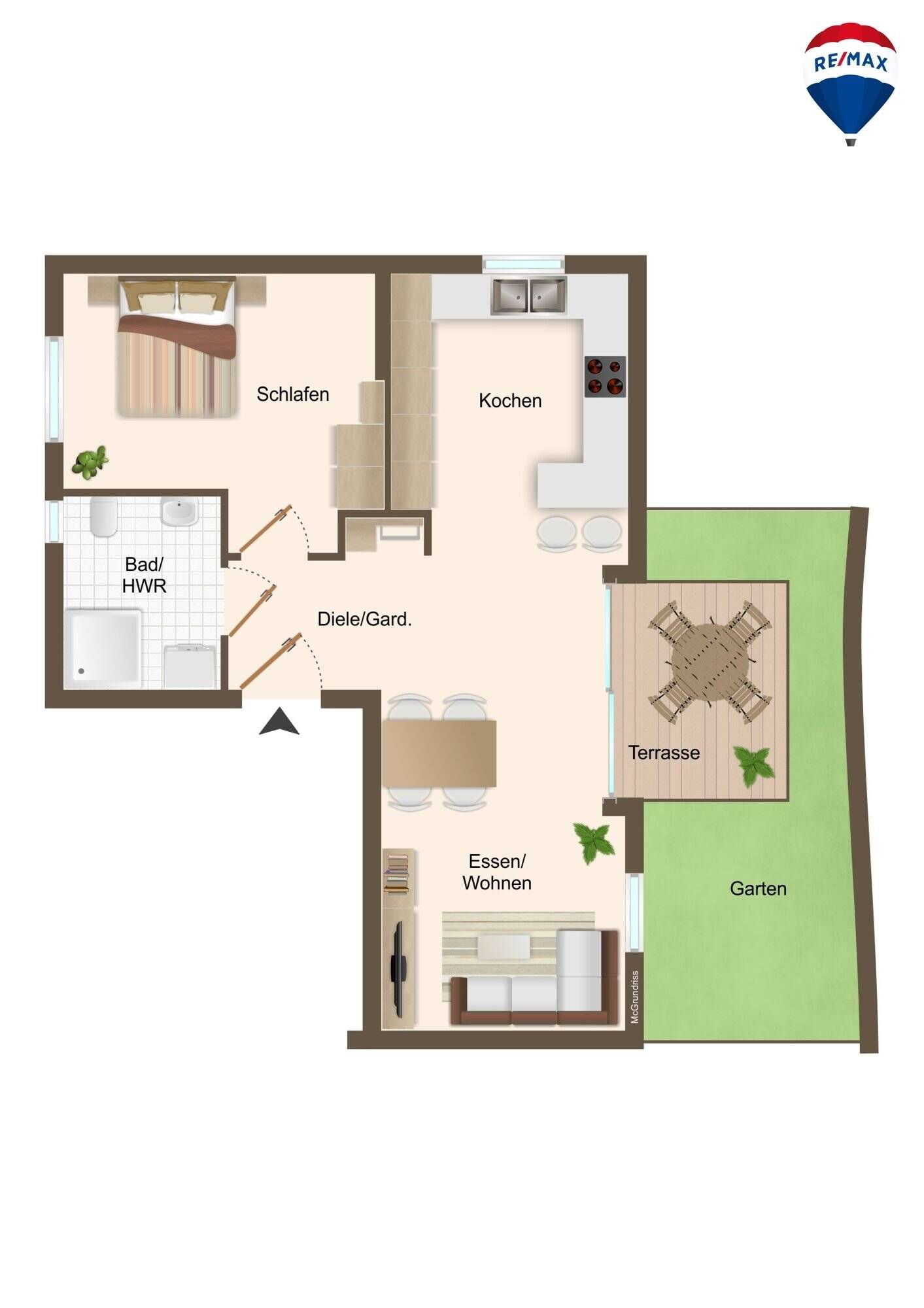 Wohnung zum Kauf 289.000 € 2 Zimmer 61,4 m²<br/>Wohnfläche Ruppertsberg 67152