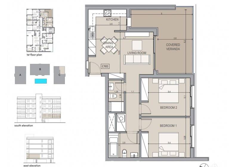 Wohnung zum Kauf 391.500 € 110 m² Limassol