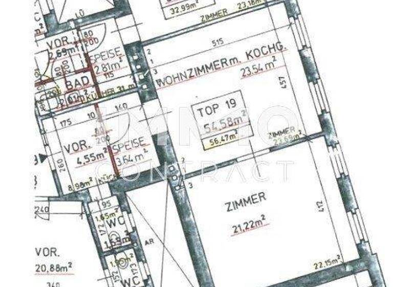 Wohnung zum Kauf provisionsfrei 210.000 € 2 Zimmer 54,6 m² Wien 1140