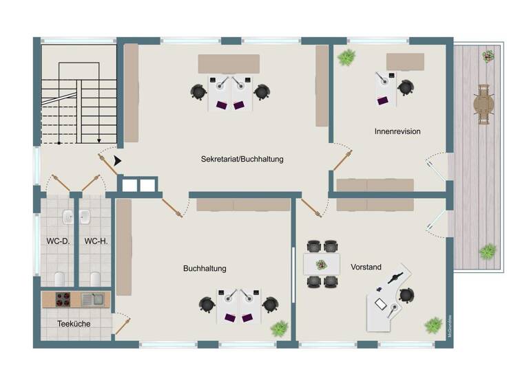 Bürogebäude zur Miete 9,14 € 4 Zimmer 100 m² Bürofläche Wulfsen 21445