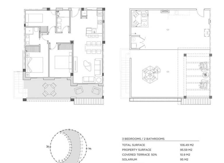 Penthouse zum Kauf provisionsfrei 414.000 € 4 Zimmer 115 m² 1. Geschoss Quesada 03170