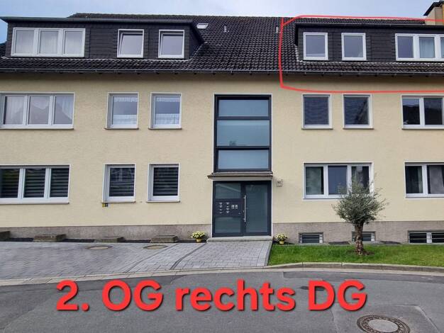 Wohnung zur Miete 640 € 2,5 Zimmer 64 m² Dachgeschoss, 2. Geschoss frei ab 01.08.2025 Essen 45141