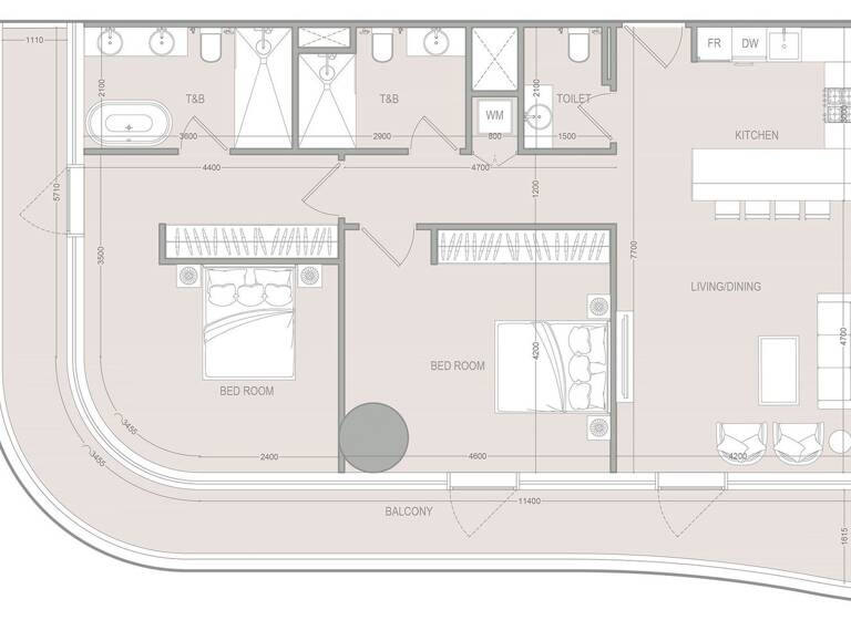 Wohnung zum Kauf provisionsfrei 728.010 € 3 Zimmer 134 m² Dubai 00000