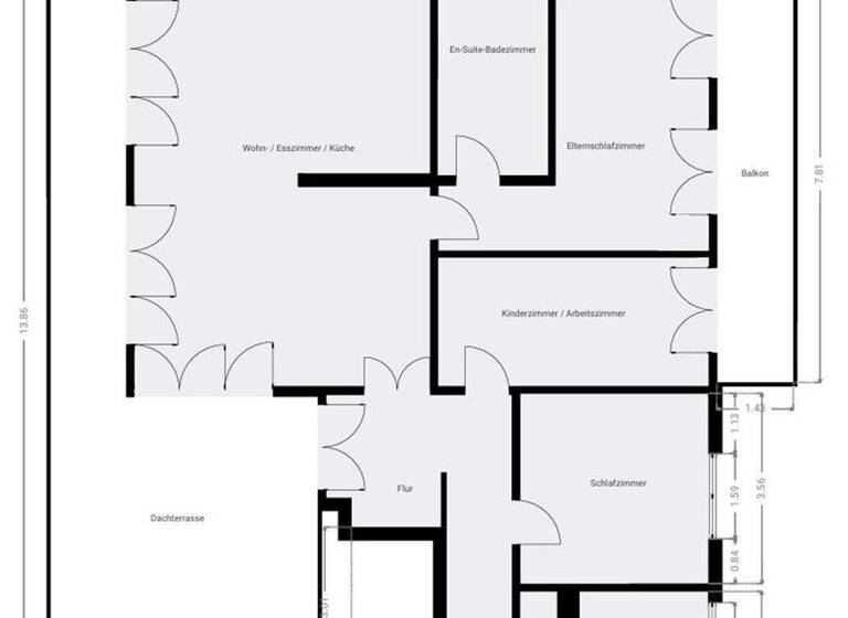 Penthouse zum Kauf provisionsfrei 1.099.000 € 4 Zimmer 138 m² 5. Geschoss Gallus Frankfurt 60326