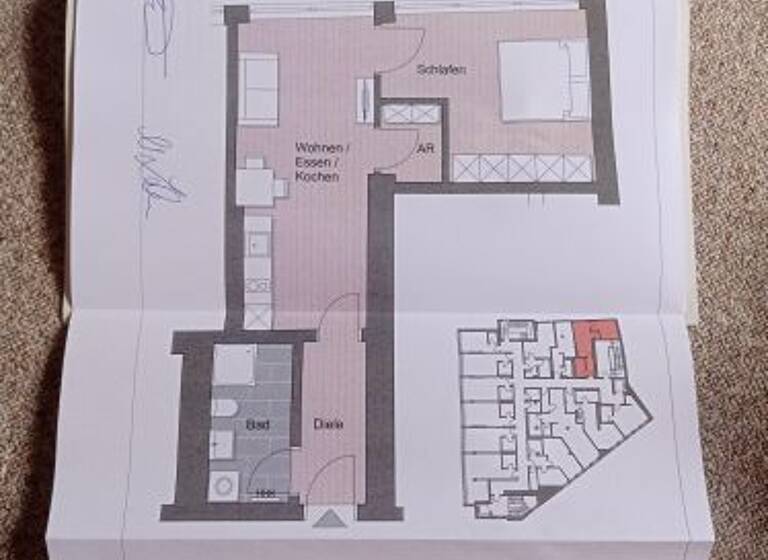 Wohnung zur Miete 560 € 2 Zimmer 45,9 m²<br/>Wohnfläche 2.<br/>Geschoss 01.06.2025<br/>Verfügbarkeit Innenstadt Schweinfurt (Altstadt) 97421