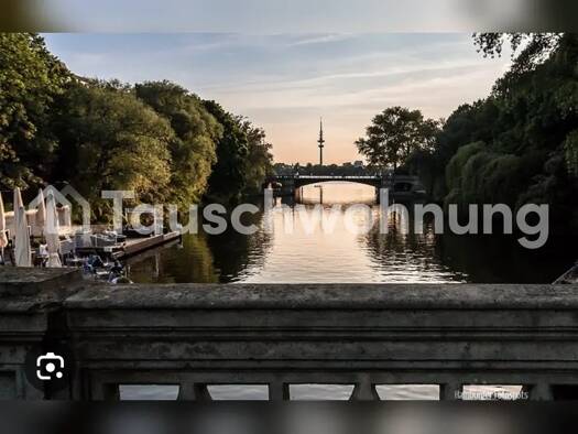 Wohnung zur Miete Tauschwohnung 1.100 € 3 Zimmer 80 m² 1. Geschoss Uhlenhorst Hamburg 22087