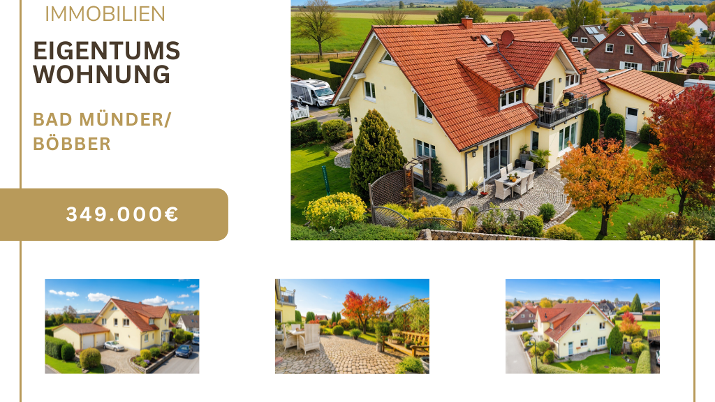 Wohnung zum Kauf 349.000 € 3 Zimmer 156,5 m² Böbber Bad Münder Am Deister 31848