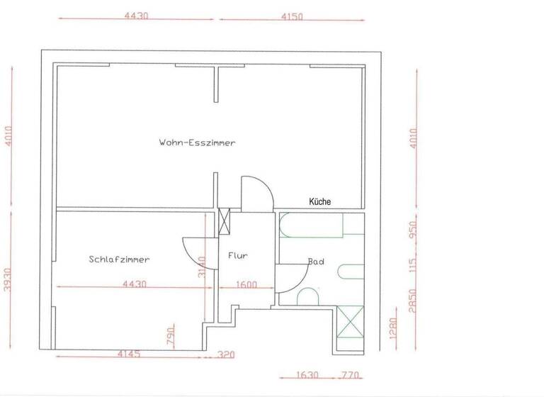 Wohnung zur Miete 620 € 2 Zimmer 63,6 m² 1. Geschoss frei ab 01.06.2026 Hauptstr. 46 Varensell Rietberg Varensell 33397