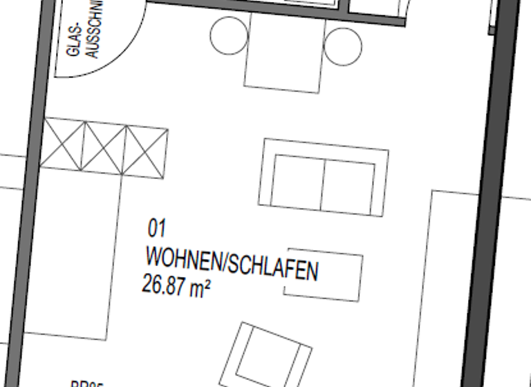 Studio zur Miete 530 € 1 Zimmer 42 m² frei ab sofort H.-J.-Gormanns-Straße 25 Erkelenz 41812