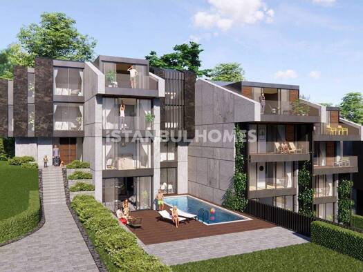 Doppelhaushälfte zum Kauf 775.000 € 6 Zimmer 300 m² 3.550 m² Grundstück Istanbul 34450