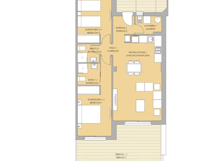 Bungalow zum Kauf provisionsfrei 239.900 € 3 Zimmer 75 m² 39 m² Grundstück Avenida del Golf Orihuela 03313