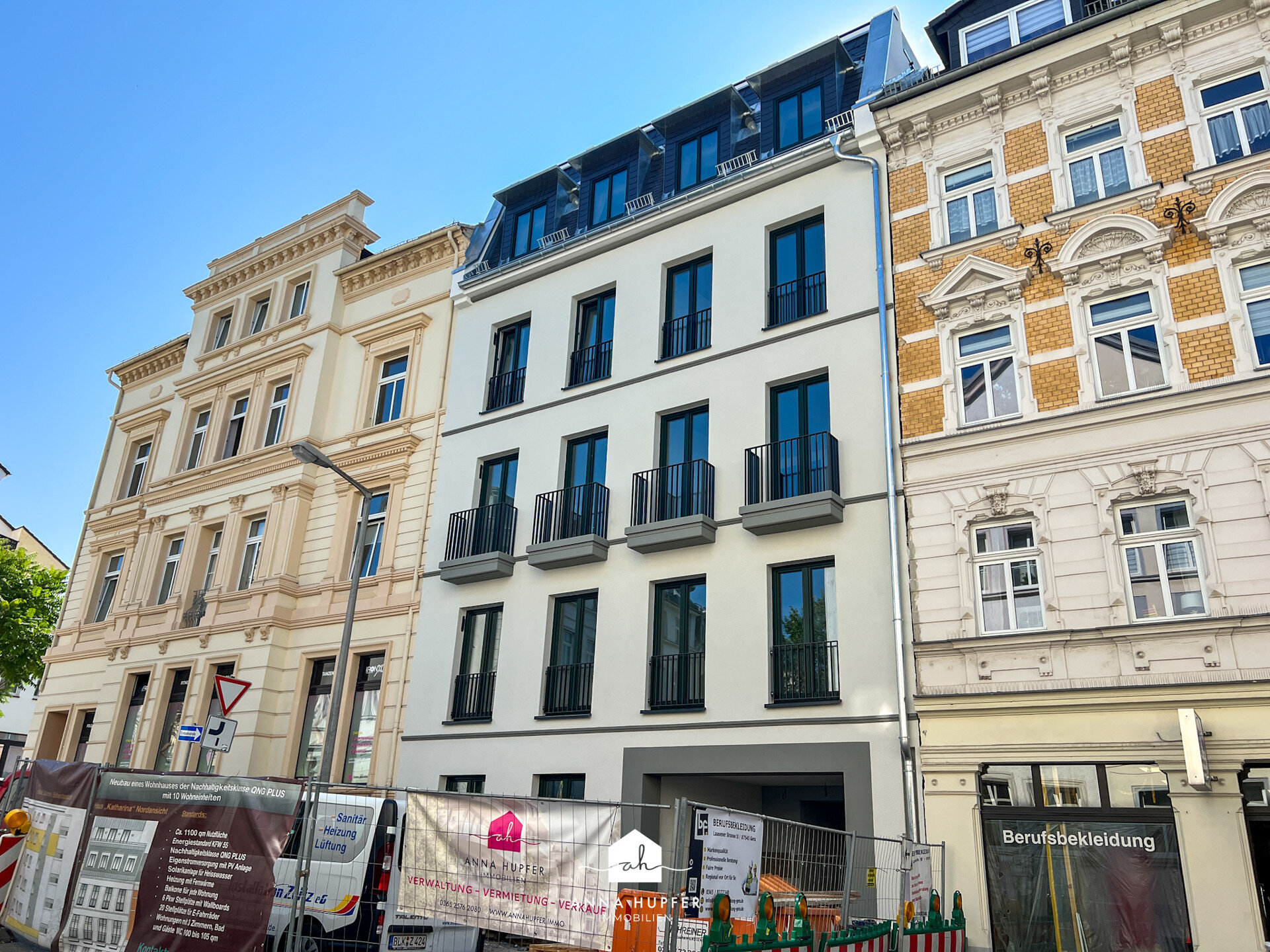 Wohnung zur Miete 1.230 € 3 Zimmer 102,5 m²<br/>Wohnfläche 1.<br/>Geschoss Laasener Straße 20 Gerhart-Hauptmann-Straße / Dehmelstraße Gera 07545