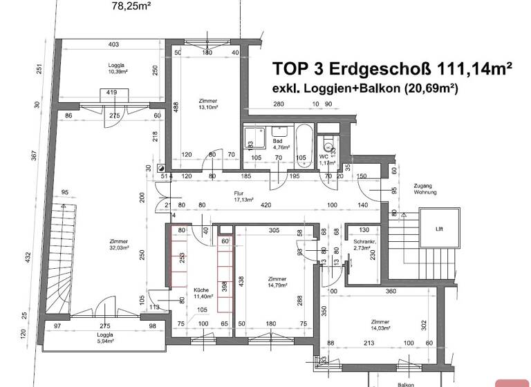 Wohnung zum Kauf 790.000 € 6 Zimmer 173,3 m² Klosterneuburg 3400