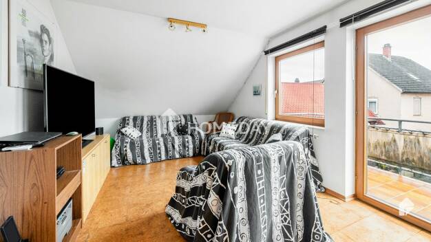 Wohnung zum Kauf 209.000 € 3 Zimmer 59,4 m² Dachgeschoss, 2. Geschoss Neckargartach - Nord Heilbronn 74078