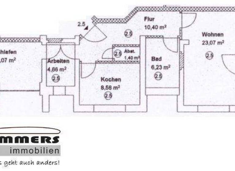 Wohnung zum Kauf als Kapitalanlage geeignet 89.500 € 2 Zimmer 69,5 m² Alte Kreipe 2 Ballenstedt 06493