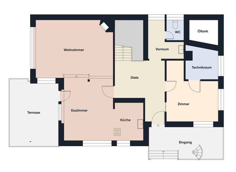 Einfamilienhaus zur Miete 2.154 € 5 Zimmer 171 m² 790 m² Grundstück Badstraße 7a Altach 6844