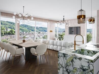 Penthouse zum Kauf - Neubau provisionsfrei 3,5 Zimmer 122,5 m² Dachgeschoss, 4. Geschoss frei ab sofort Säckinger Straße 9 Laufenburg Laufenburg (Baden) 79725